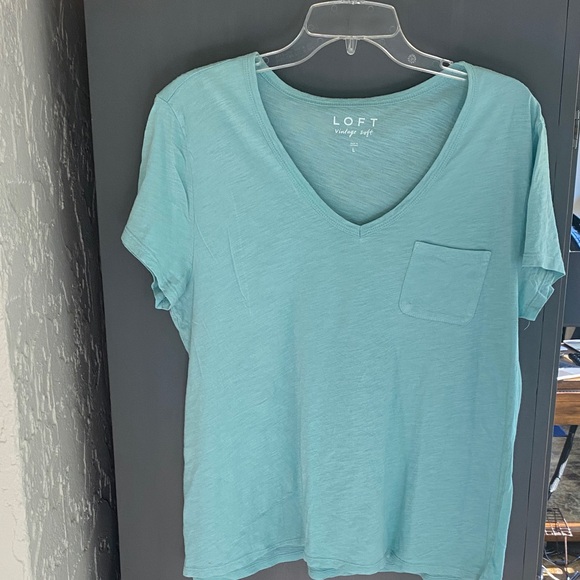 LOFT Tops - LOFT tee vintage soft  large  V-Neck Top